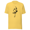 Unisex t-shirt with skeleton doing a handstand - Radiant Art of Radiant Group