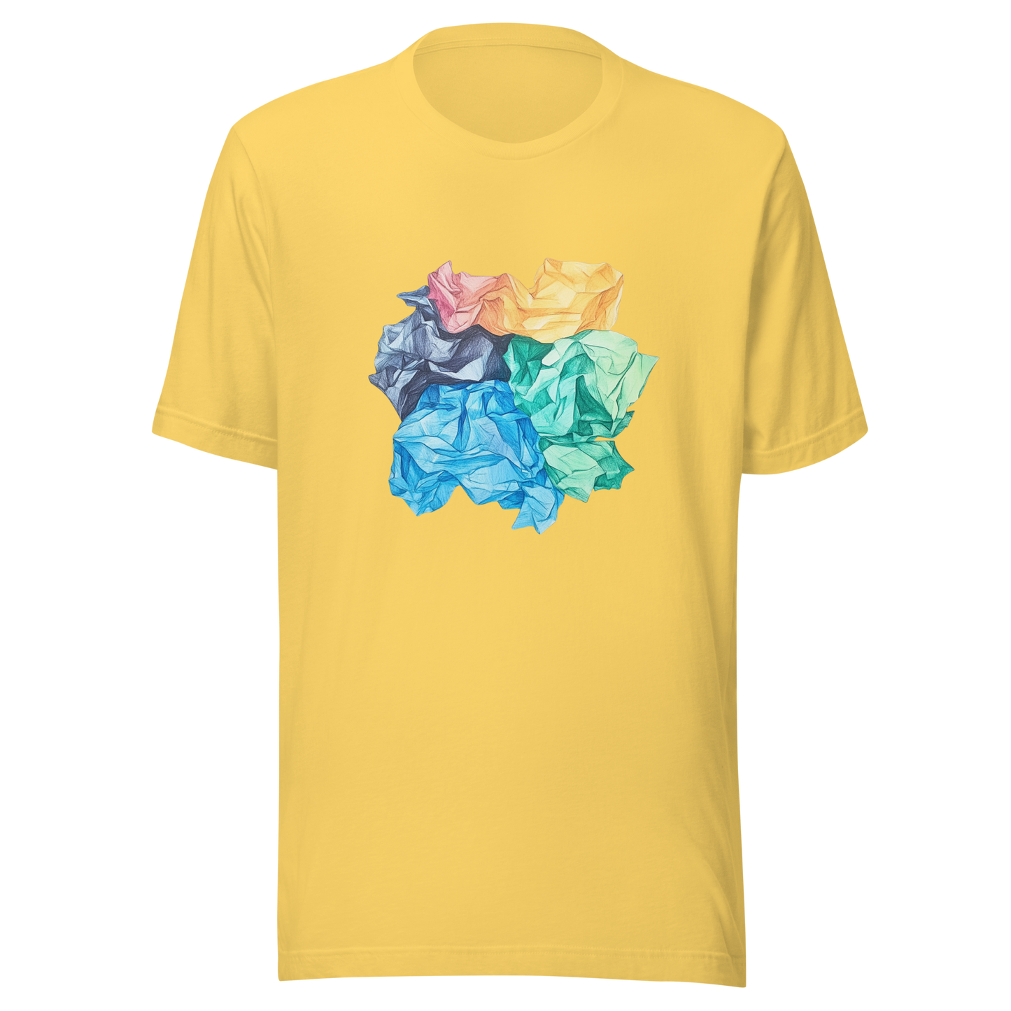 Unisex t-shirt "Crumpled Colors"