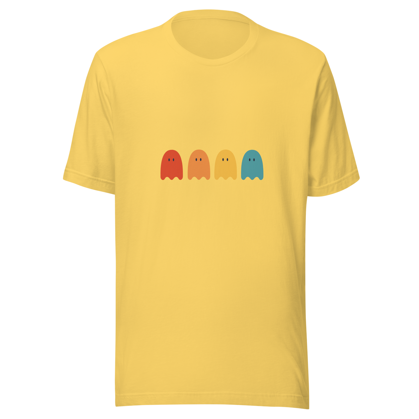 Unisex t-shirt "Ghostly Vibes: Minimalist Halloween Spirits"