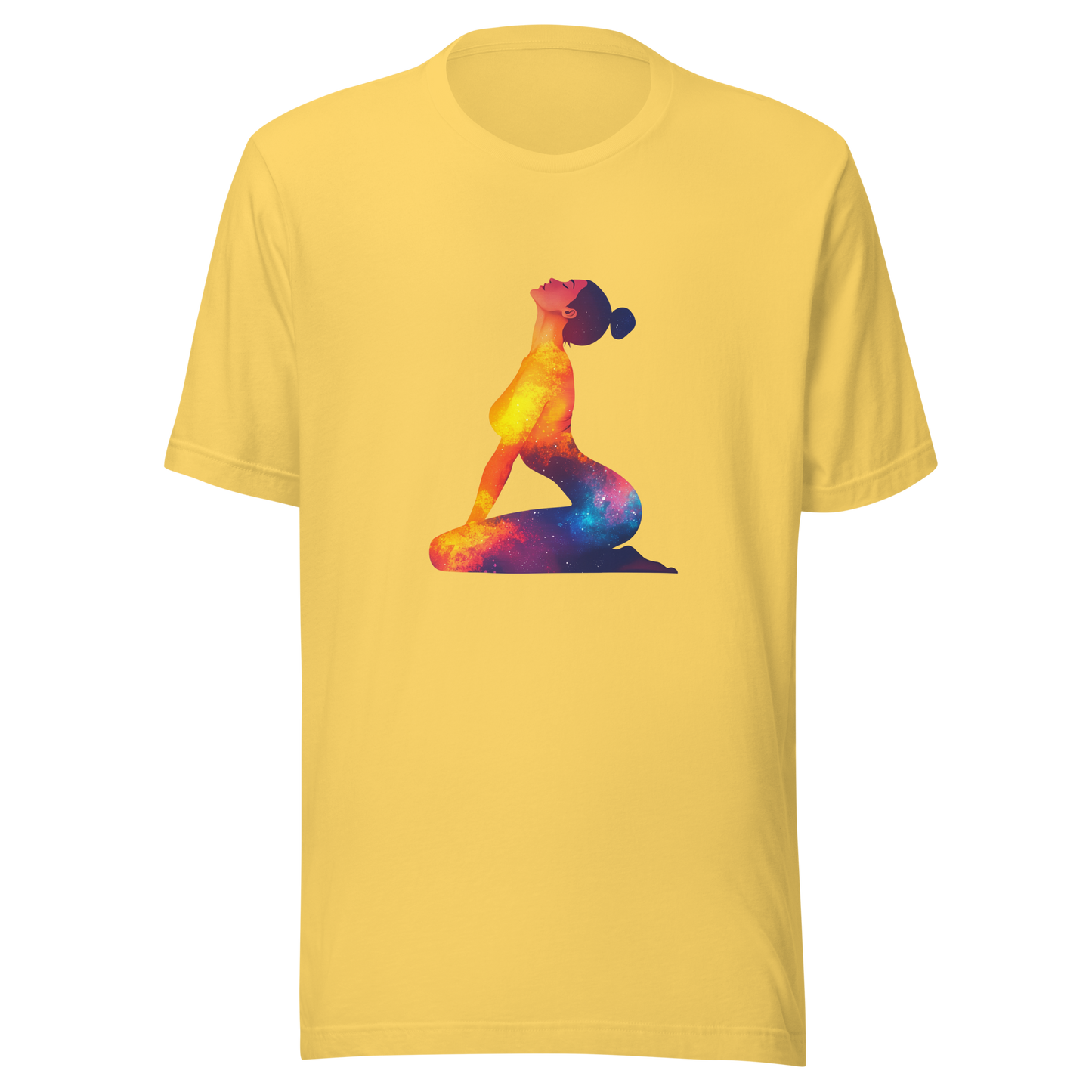 Unisex t-shirt "Yoga's Celestial Stretch"
