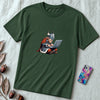 Unisex t-shirt coding Viking, Valhalla laptop tee - Forest unfolded t-shirt mockup