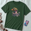 Unisex t-shirt coolest octopus - Forest unfolded t-shirt mockup