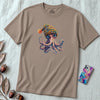 Unisex t-shirt coolest octopus - Pebble unfolded t-shirt mockup