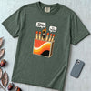 What a Week, Huh? It’s Tuesday Matchbox T-Shirt - Blue Spruce unfolded t-shirt mockup