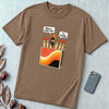 What a Week, Huh? It’s Tuesday Matchbox T-Shirt - Espresso unfolded t-shirt mockup