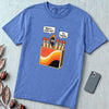 What a Week, Huh? It’s Tuesday Matchbox T-Shirt - Mystic Blue unfolded t-shirt mockup