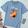 What a Week, Huh? It’s Tuesday Matchbox T-Shirt - Washed Denim unfolded t-shirt mockup