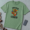 Why Fit In If You’re Born To Stand Out Chameleon T-Shirt, Rubik’s Cube Tee - Light Green unfolded t-shirt mockup