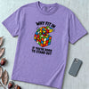 Why Fit In If You’re Born To Stand Out Chameleon T-Shirt, Rubik’s Cube Tee - Violet unfolded t-shirt mockup