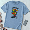 Why Fit In If You’re Born To Stand Out Chameleon T-Shirt, Rubik’s Cube Tee - Washed Denim unfolded t-shirt mockup