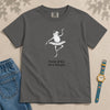 Youth First Of All I’m A Delight Frog T-Shirt - Pepper unfolded t-shirt mockup