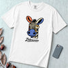 Zebracasso Cubist Zebra T-Shirt, Picasso Inspired Zebra Tee - White unfolded t-shirt mockup