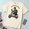 Zombie Duck Regulating Emotions T-Shirt - Ivory unfolded t-shirt mockup