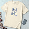 Zoo Time Elephant T-Shirt,  Funny Elephant Butt Tee - Ivory unfolded t-shirt mockup