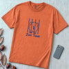 Zoo Time Elephant T-Shirt,  Funny Elephant Butt Tee - Terracotta unfolded t-shirt mockup