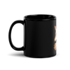Black Glossy Mug with fox - Radiant Art of Radiant Group