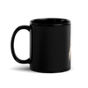 Black Glossy Mug with viking - Radiant Art of Radiant Group