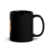Black Glossy Mug with fox - Radiant Art of Radiant Group