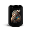 Black Glossy Mug with viking - Radiant Art of Radiant Group
