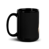 Black Glossy Mug with viking - Radiant Art of Radiant Group