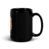 Black Glossy Mug with fox - Radiant Art of Radiant Group