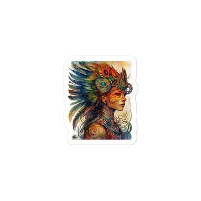 Bubble-free sticker of beautiful woman - Radiant Art of Radiant Group