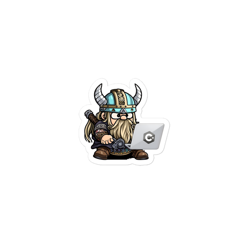 Bubble-free stickers - viking