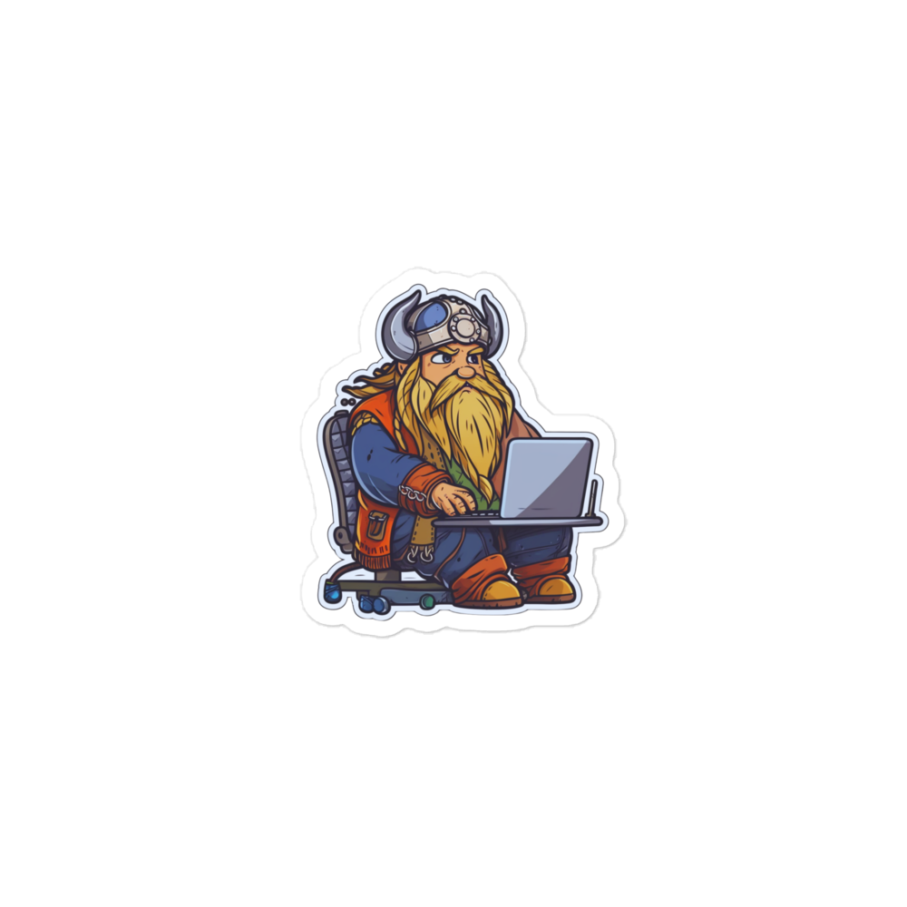 Bubble-free stickers - viking