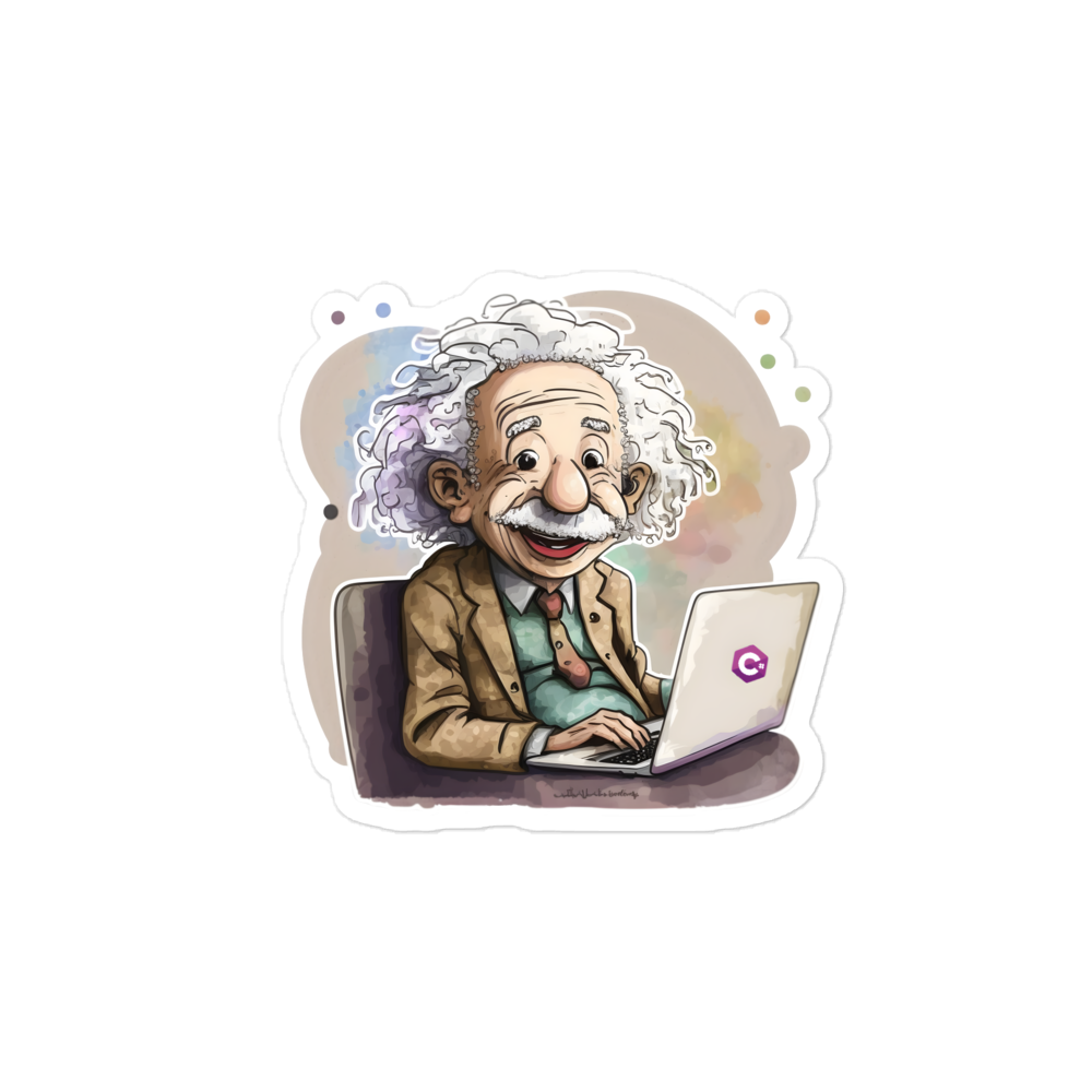 Bubble-free stickers, einstein programmer
