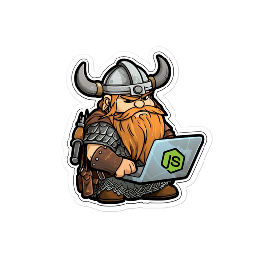 Bubble-free stickers of viking