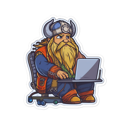 Bubble-free stickers - viking