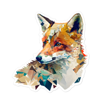 Bubble-free stickers, fox - Radiant Art of Radiant Group