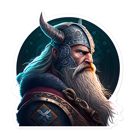 Bubble-free stickers, viking