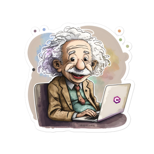 Bubble-free stickers, einstein programmer
