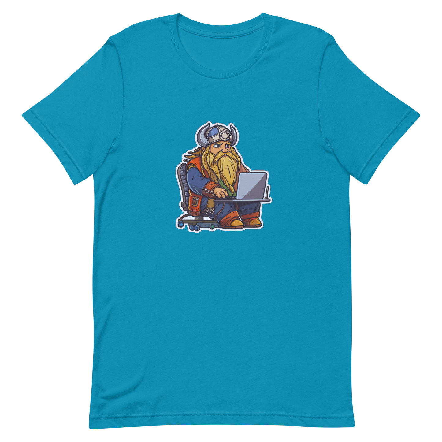 Unisex t-shirt with viking-programmer
