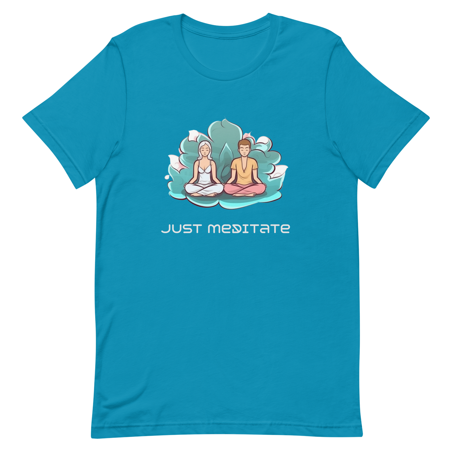 Unisex t-shirt, Just meditate 🧘 🧘‍♀️