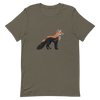 Unisex t-shirt with cosmic fox - Radiant Art of Radiant Group