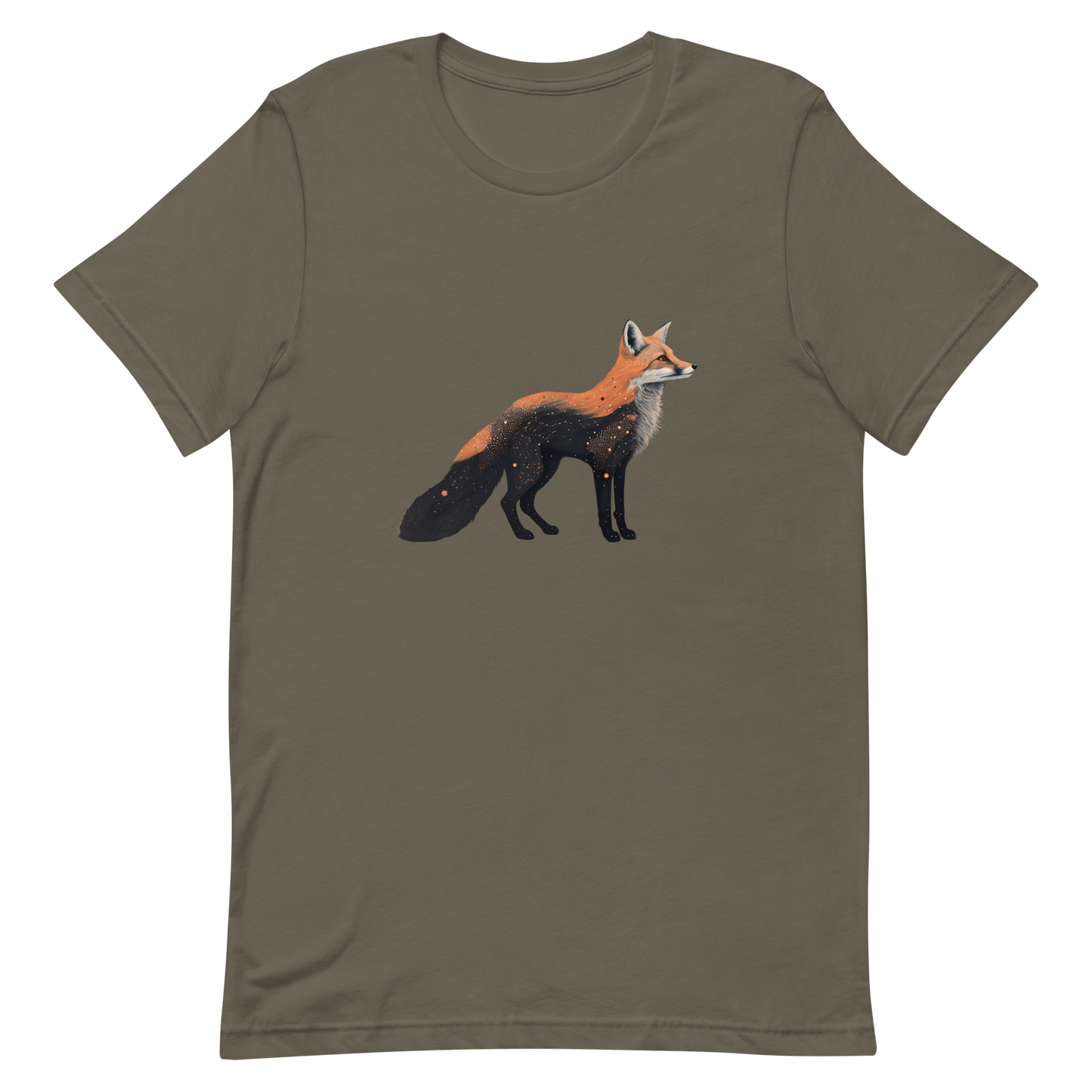 Unisex t-shirt with cosmic fox