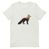 Unisex t-shirt with cosmic fox - Radiant Art of Radiant Group