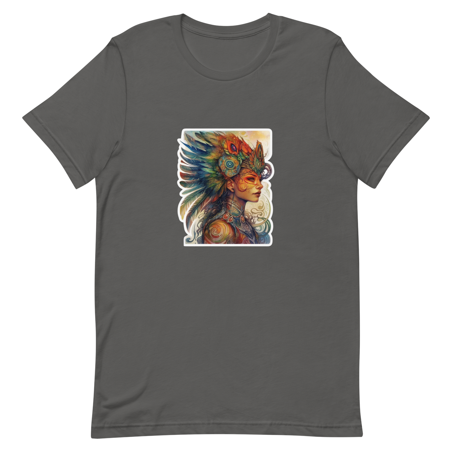 Unisex t-shirt with a beautiful phoenix woman