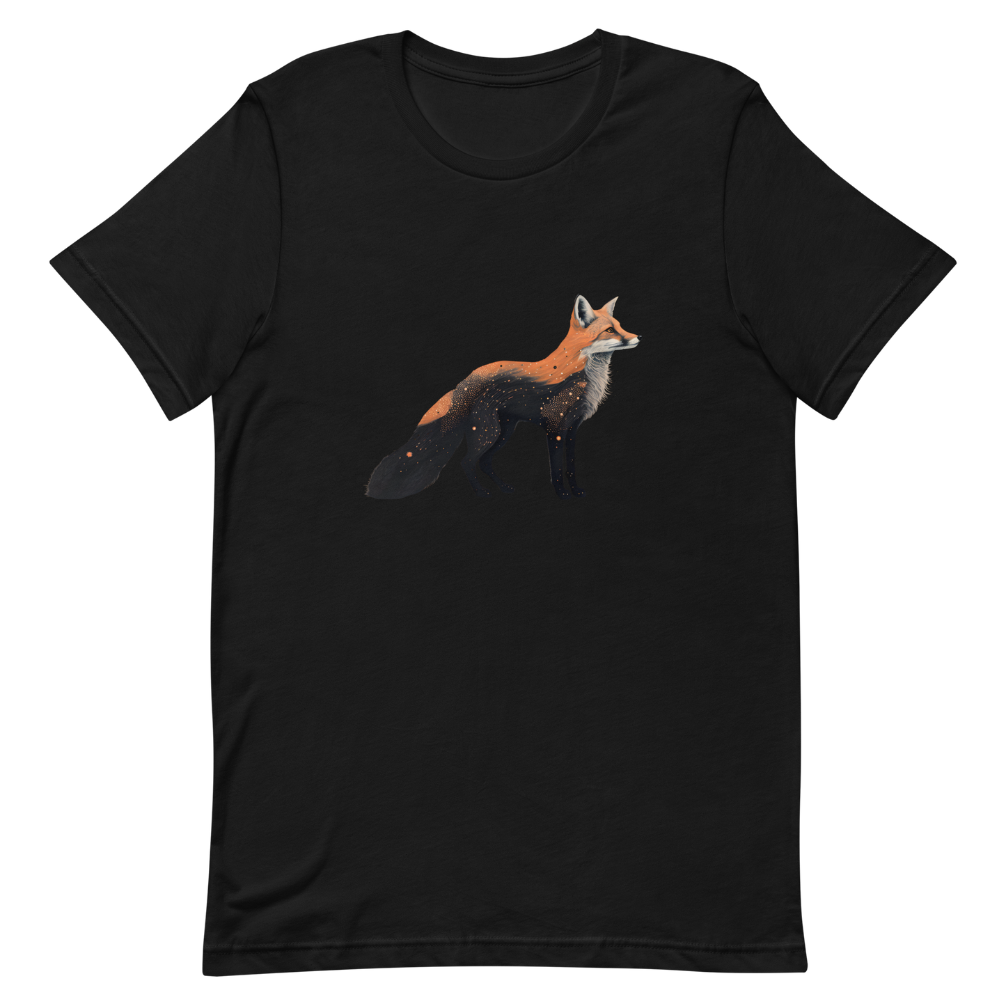 Unisex t-shirt with cosmic fox