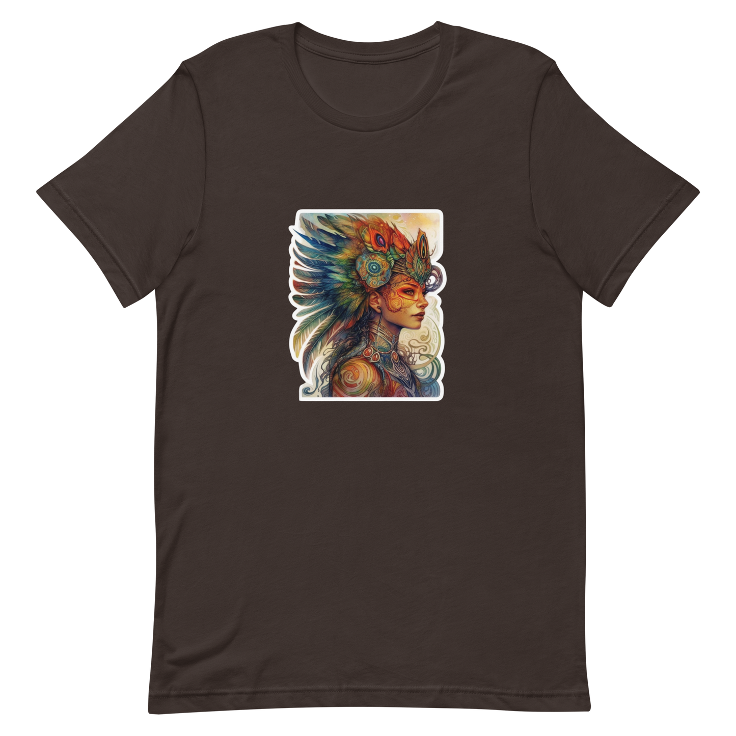 Unisex t-shirt with a beautiful phoenix woman