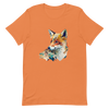 Unisex t-shirt with fox in patchwork style - Radiant Art of Radiant Group