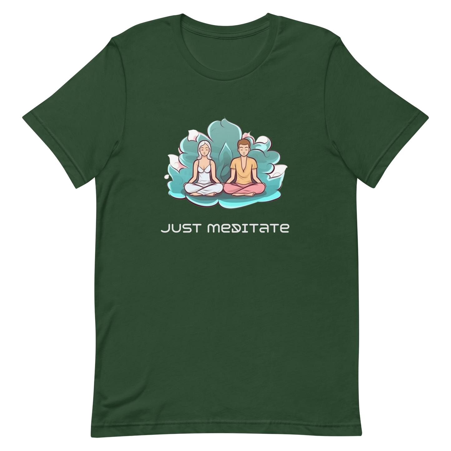 Unisex t-shirt, Just meditate 🧘 🧘‍♀️
