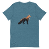 Unisex t-shirt with cosmic fox - Radiant Art of Radiant Group