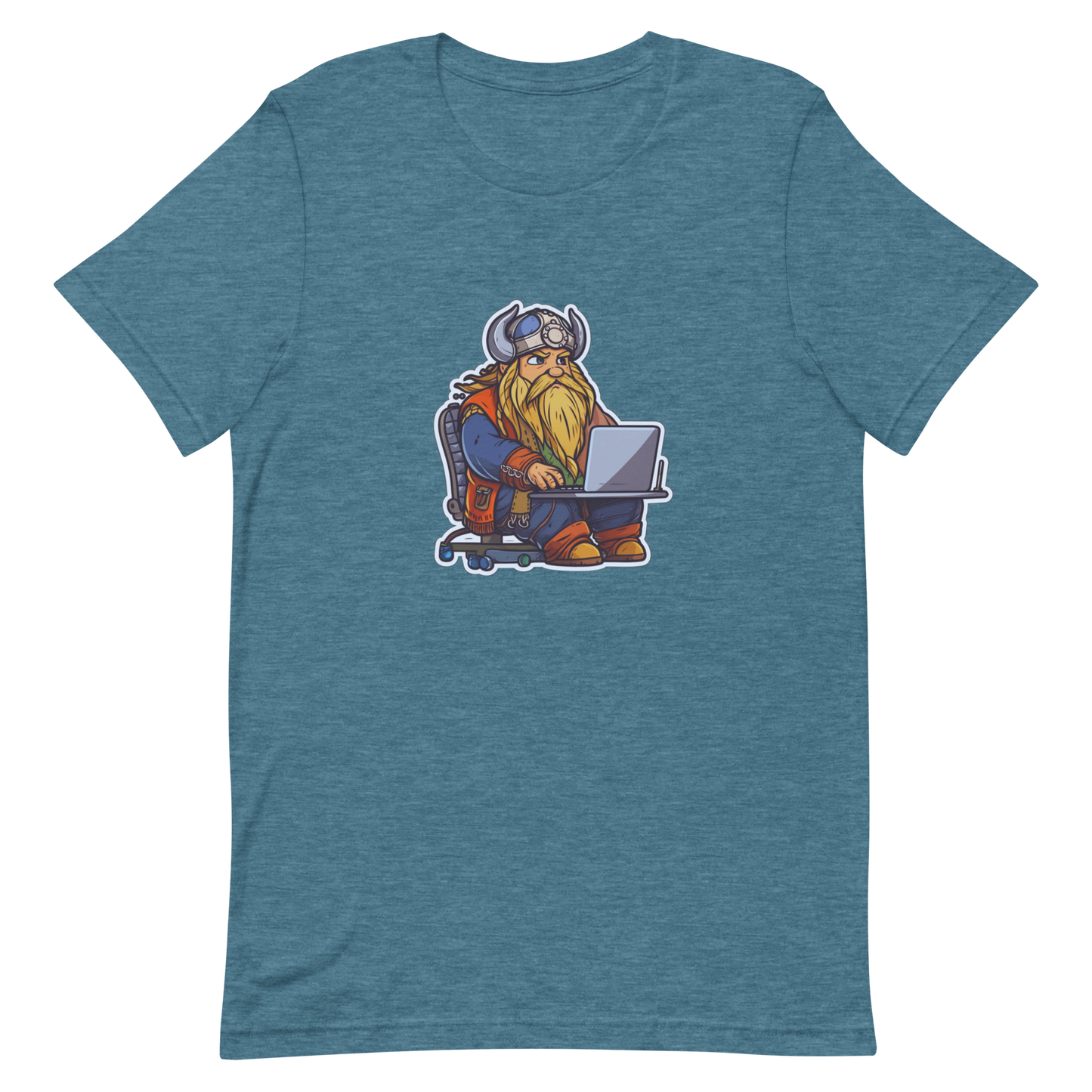 Unisex t-shirt with viking-programmer