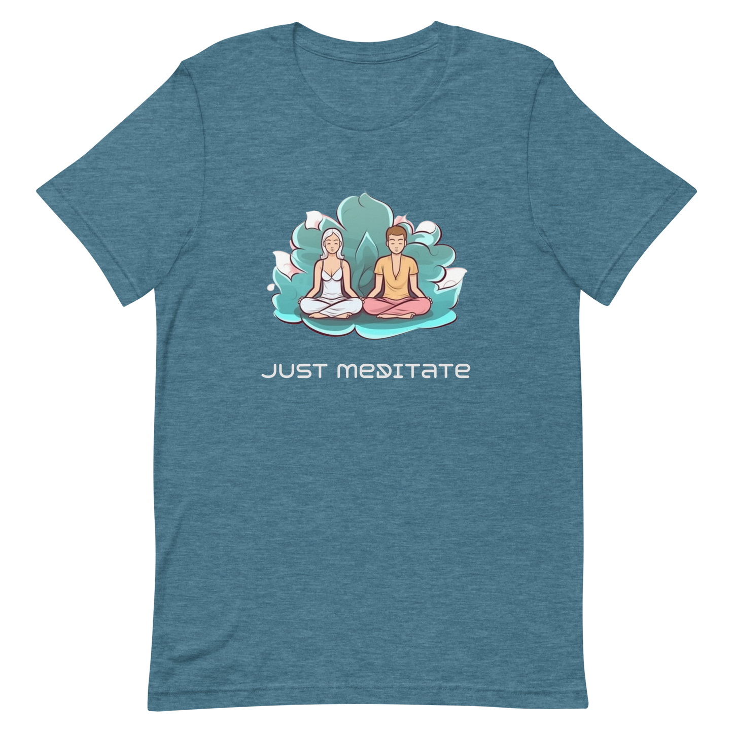 Unisex t-shirt, Just meditate 🧘 🧘‍♀️