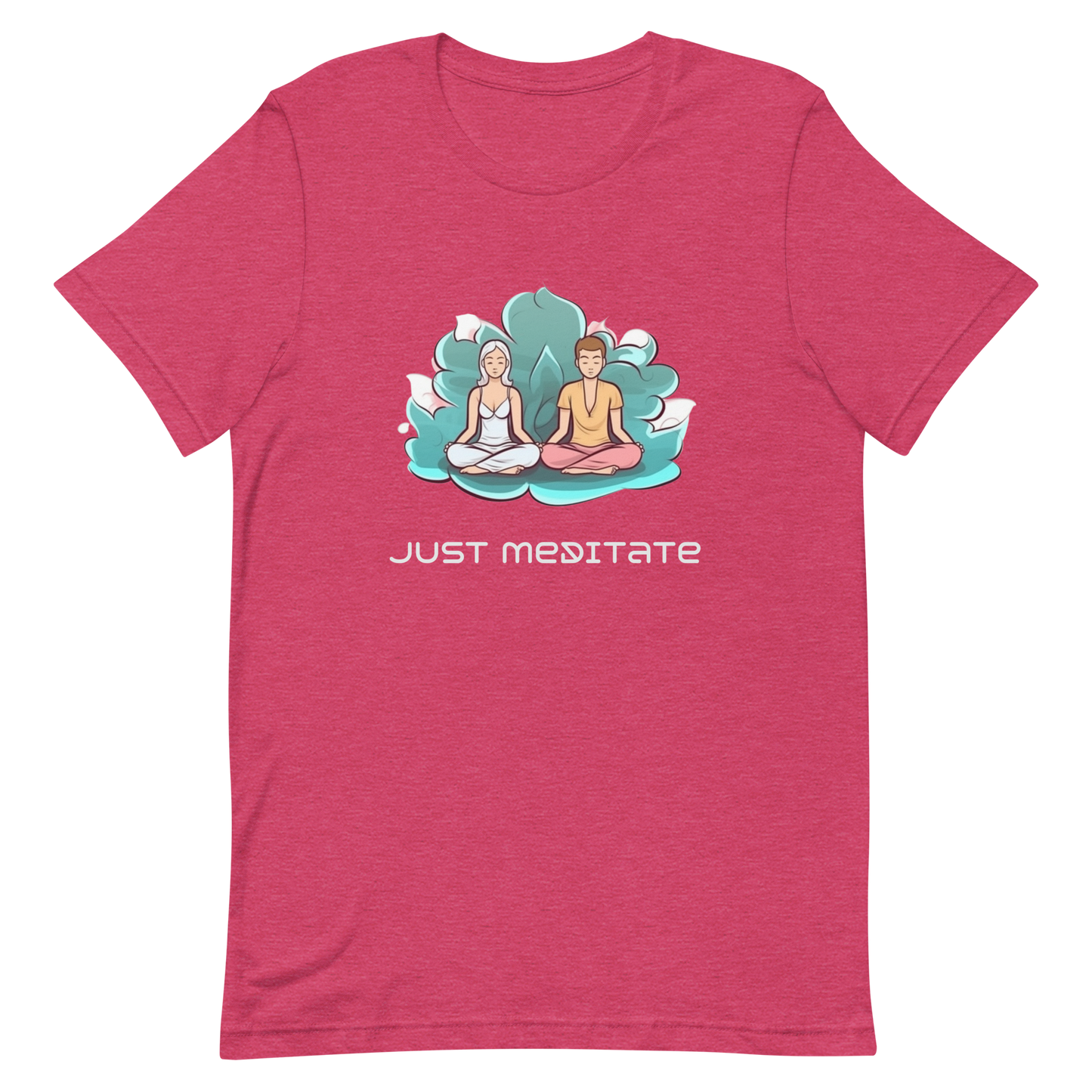 Unisex t-shirt, Just meditate 🧘 🧘‍♀️