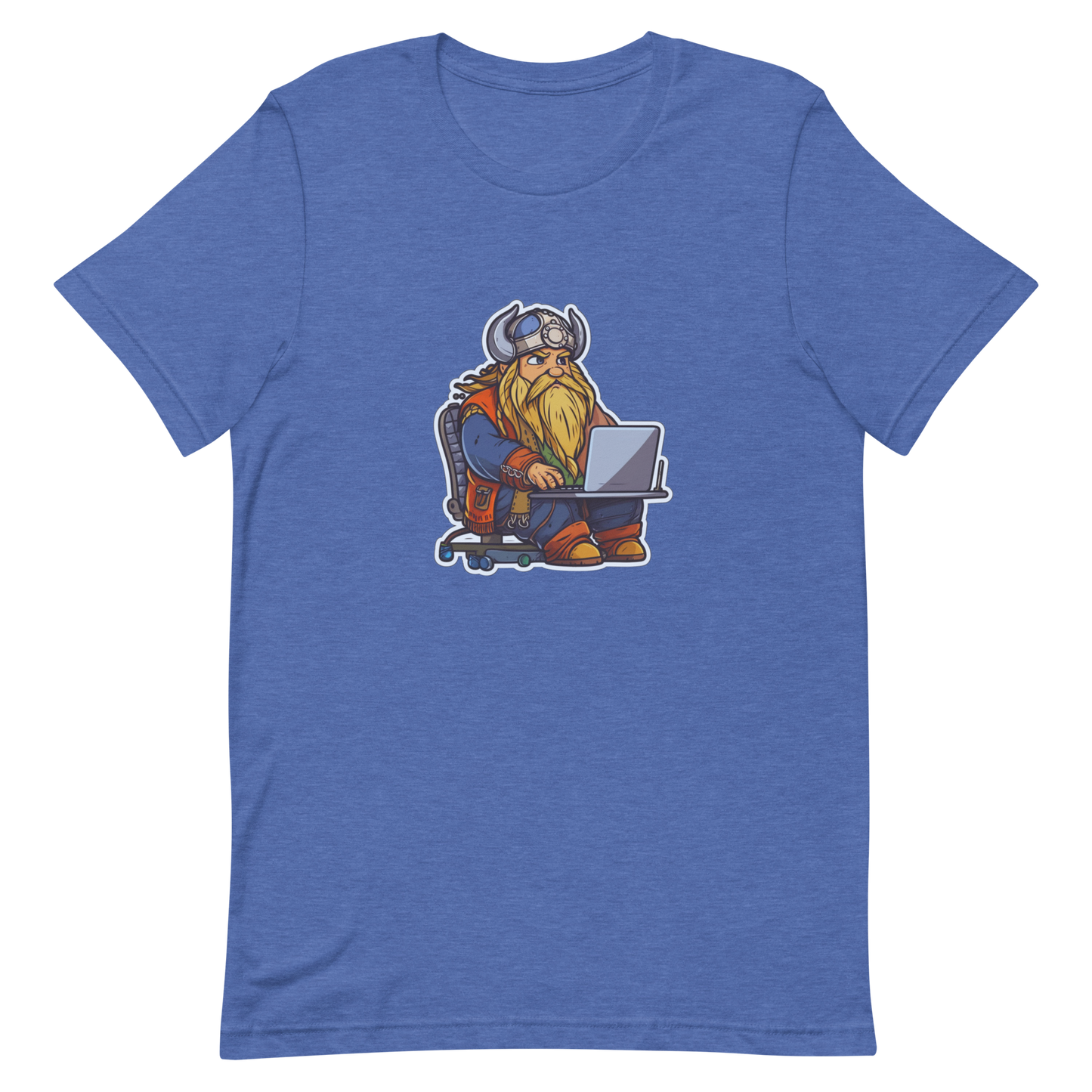 Unisex t-shirt with viking-programmer