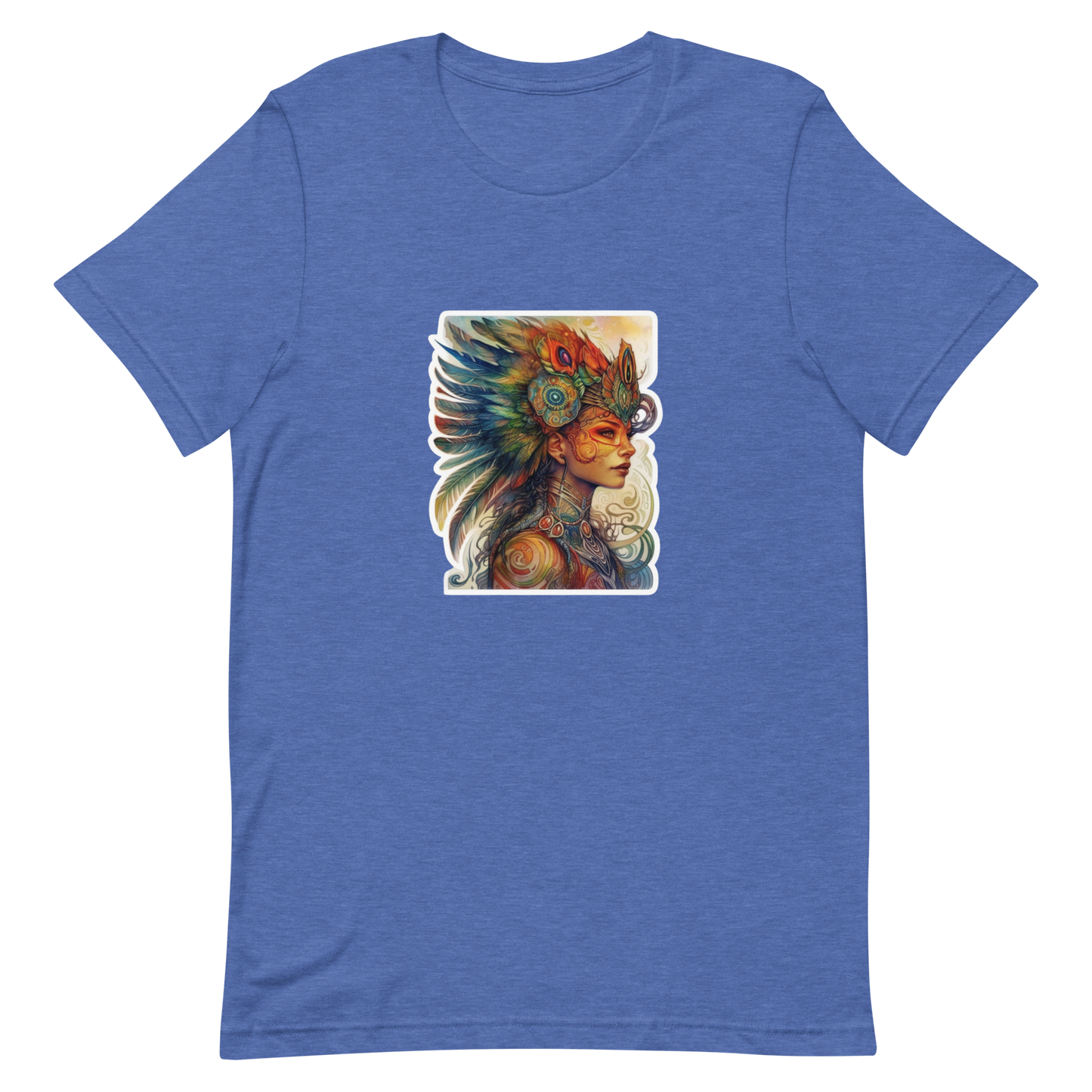 Unisex t-shirt with a beautiful phoenix woman